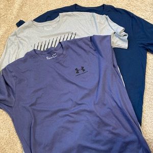 Lot of 3 Under Armour shirts sz XL